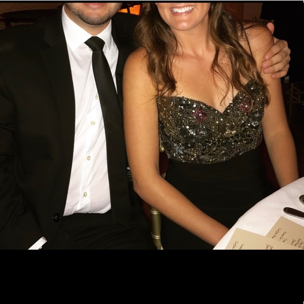 Adrianna Papell Sweetheart Gown with Beading (Black Tie Wedding Guest) - Picture 9 of 9